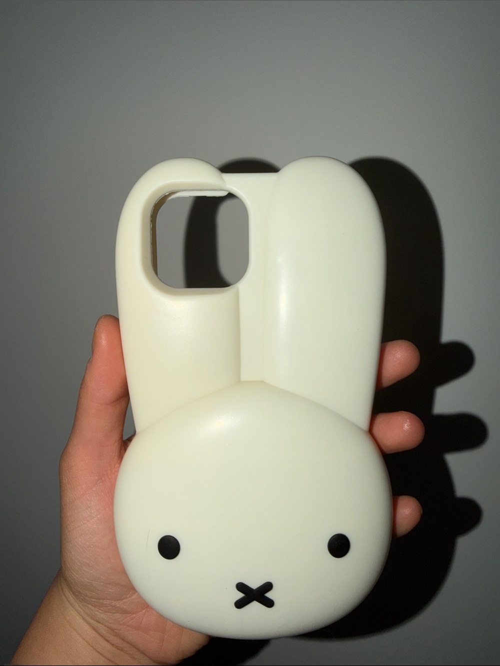 Miffy Bunny Silicone iPhone 14 Case - White